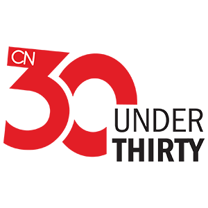 Conference News 30 under thirty logo